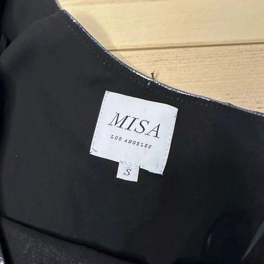 MISA Los Angeles Bodysuit in Silver Bianca Size Small - Picture 6 of 8